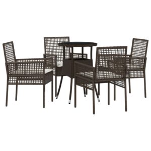 Set de mobilier de dining  Set de 5 Maro Poliratan Durabil