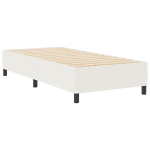 Pat cu arcuri  Crem 100x200 cm Fabrică de catifea