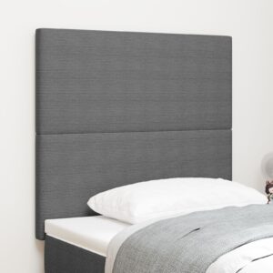 Tăblie Design Simplu Gri Deschis 80 cm din Material CORD
