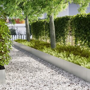 Borduri pentru gazon 30 buc 100x0,5x30 cm Oțel galvanizat