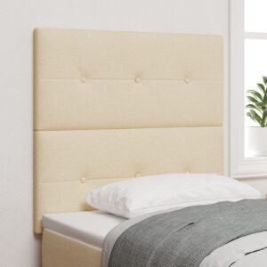 Cap de pat LED Crem 100 cm Fabric