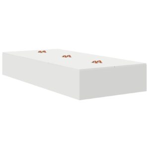 Cadru de pat cu depozitare  Alb 90x200 cm