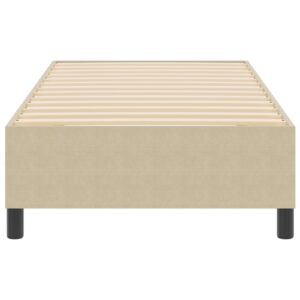 Cadru de pat cu arcuri Box Verde deschis Gri 80x200 cm Țesătură de catifea