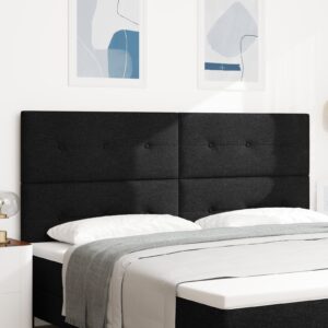 Tăblii Capitonnate Negre 200 cm Fabric