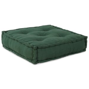 Poufuri modulare 2 bucăți, material verde