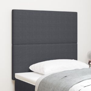 Tăblie Simplă Design Gri Închis 100 cm Fabrică de Catifea