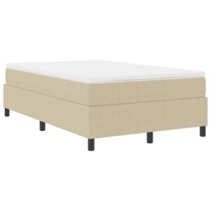 Cadru de Pat Box Spring Verde Deschis Gri 120x200 cm din Catifea