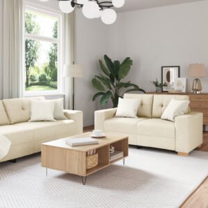 Set canapea 3 piese cu perne Linen