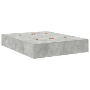 Cadru de pat cu depozitare  Gri beton 150x200 cm