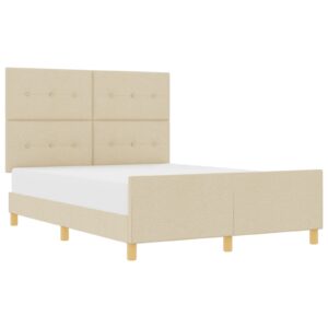 Rama de pat  Crem 140x190 cm Material textil