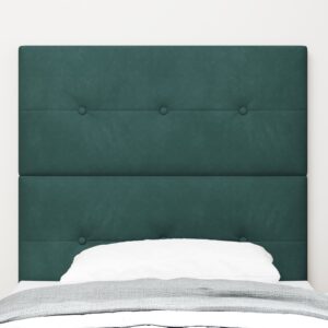 Tête de lit LED Verde Închis 100 cm Catifea