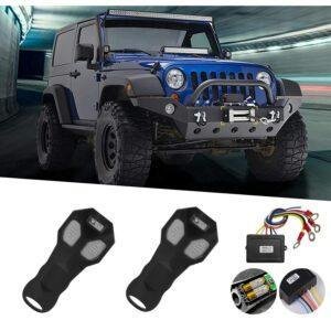 Modul cu 2 telecomenzi Wireless pentru actionare Troliu, destinatie Off-Road, ATV, SSV, QUAD (AVX-T100123-8)