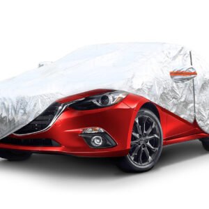 Prelata pentru Autoturisme, culoare argintie, marimea M (430 x 165 x 120cm)