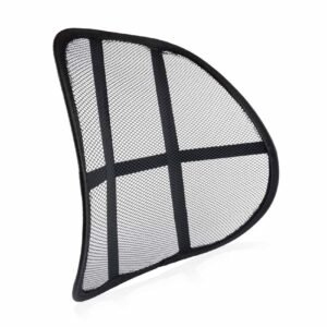 Pernita scaun cu suport lombar pentru corectare postura, culoare Neagra