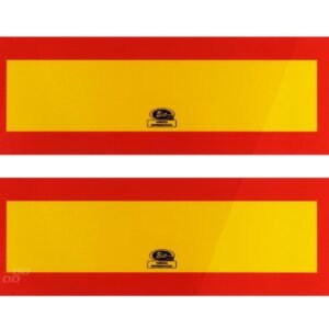 Placute reflectorizante pentru camioane 10x30 cm