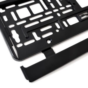 Suport numar inmatriculare negru 52.3 x 11cm