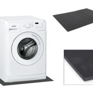 Covor anti-vibratii pentru masina de spalat sau uscator rufe, 6 mm, culoare neagra