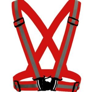 Ham bretele reflectorizante, culoare Rosie