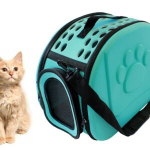Geanta de transport pentru caine sau pisica culoare Turcoaz marime XXL AG644J