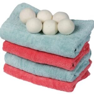 Set 3 bile de lana pentru uscarea ultra-rapida a rufelor