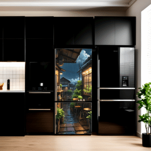 Folie imprimata color pentru decor Frigider, dimensiune 200 x 90cm, model: AVX-FR23