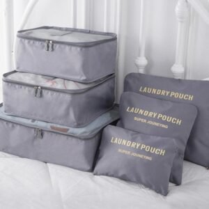 Organizator de calatorie, 6 elemente (3 plicuri independente si 3 organizatoare)