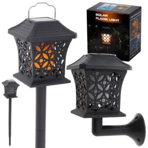Lampa solara de exterior "COMBO" cu 12 LED-uri cu posibilitate de montaj la sol sau pe perete