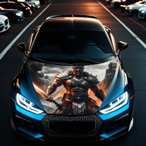 Folie Capota Auto "Hood Art" rezistenta la exterior, marime L (180 x 130cm) - Cod: AVX-CAPOTA-007L