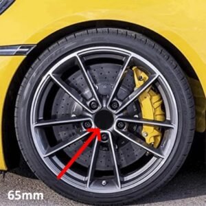 Set 4 capace centrale pentru jante aliaj, diametru 65 mm, culoare negru