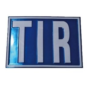 Placuta metalica TIR din otel reliefat