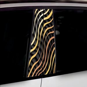 Set 2 stickere decorative pentru stalpii usilor, print autoadeziv de inalta rezolutie, dimensine 2 buc x 50 x 22 cm , cod: AVX-SSU-14