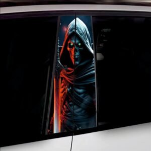 Set 2 stickere decorative pentru stalpii usilor, print autoadeziv de inalta rezolutie, dimensine 2 buc x 50 x 22 cm , cod: AVX-SSU-25