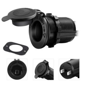 Priza suplimentara impermeabila pentru vehicule Off Road, ATV, SSV, tensiune 12V - 24V