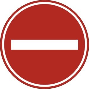 Eticheta, Autocolant Reflectorizant Semn Accesul Interzis, Diamentru 18cm