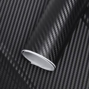 Folie colantare auto Carbon 3D - Negru (3m x 1,27m)
