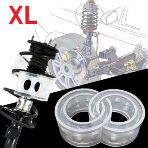 Set 2 inele distantiere pentru intarire arcuri autovehicule, material cauciuc siliconat, marime XL