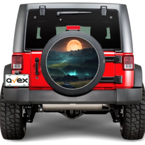 Sticker Auto "Roata de Rezerva" rezistenta la intemperii si raze UV, diametru 55 cm, Cod: AVX-RR15