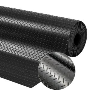 Covor Antiderapant din Cauciuc, Linoleum din Cauciuc pentru Protectie Podea Auto - model DIAMOND