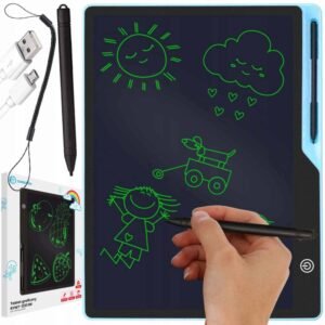 Tableta grafica de 16" pentru copii, culoare Albastru, AVX-WT-RYMT-1201-BK-BLUE