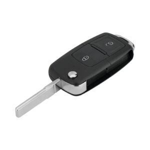 ​Carcasa Telecomanda Auto cu 2 butoane si lamela inclusa, compatibila Volkswagen, Skoda, Seat
